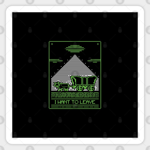 Oregon Trail Sticker by BadBox